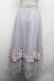 画像2: axes femme / ローズ付ドレープチュールスカート F ラベンダー S-26-02-15-060-AX-SK-TE-ZS (2)