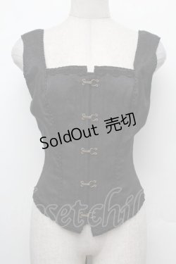 画像1: EXCENTRIQUE / Black Rose コルセット 3 黒 S-26-02-15-016-EL-TO-HR-ZS