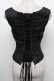 画像2: EXCENTRIQUE / Black Rose コルセット 3 黒 S-26-02-15-016-EL-TO-HR-ZS (2)