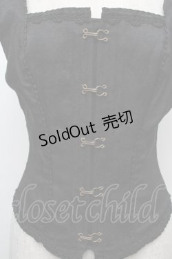 画像4: EXCENTRIQUE / Black Rose コルセット 3 黒 S-26-02-15-016-EL-TO-HR-ZS