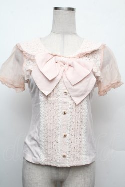 画像1: LIZ LISA / リボントップス  ピンク S-26-02-15-017-LO-TO-AS-ZS