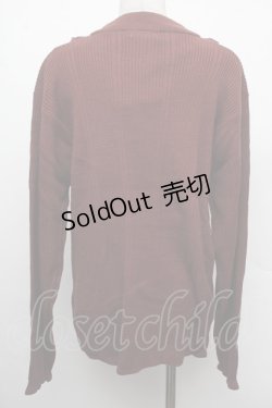 画像2: axes femme / バラボトルネックニットプルオーバー 3L ブラウン S-26-02-15-027-AX-TO-AS-ZT526