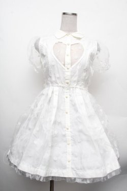 画像1: LIZ LISA / シアードットワンピース  白 S-26-02-15-029-LO-OP-AS-ZS