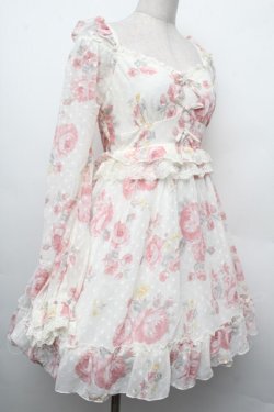 画像3: LIZ LISA / LIZ LISA×魔法少女まどかマギカ/ローズ柄ワンピース  オフ S-26-02-15-030-LO-OP-AS-ZS