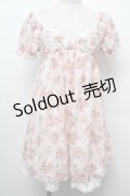 LIZ LISA / 花柄レースチュニック  ピンク S-26-02-15-031-LO-TO-HR-ZS