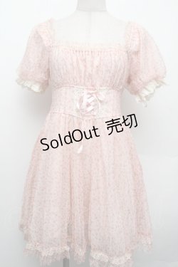 画像1: LIZ LISA / 花柄チュールチュニック  ピンク S-26-02-15-032-LO-SK-HR-ZS