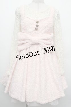 画像1: LIZ LISA / ボアワンピース  ピンク S-26-02-15-033-LO-OP-AS-ZS