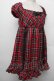 画像3: TRALALA / チェックワンピース  赤 S-26-02-15-034-LO-OP-AS-ZS (3)
