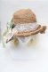 画像2: Hoshibako Works / チェルシーガールソフト麦わらハット  ベージュ S-26-02-17-005-LO-AC-AS-ZS (2)