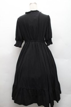 画像2: m petit by misako / AMレースアップワンピース L 黒 S-26-02-17-031-LO-OP-AS-ZS