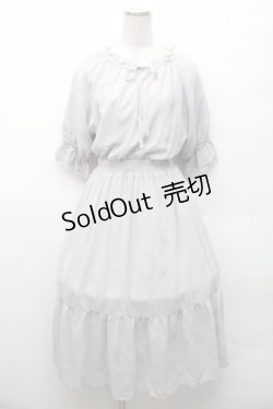 画像1: MAJESTIC LEGON / 花柄ワンピース  グレー S-26-02-17-033-LO-OP-AS-ZS