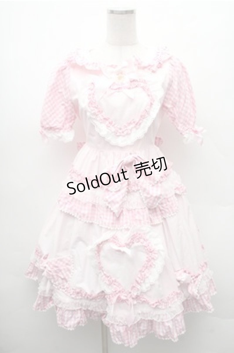 画像1: BABY,THE STARS SHINE BRIGHT / Sweet My Secret Heartワンピース  ピンク S-26-02-17-036-BA-OP-HR-ZS (1)