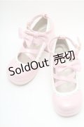 axes femme kawaii / ダブルリボンスカラップパンプス M ピンク S-26-02-17-006-AX-SH-HR-ZS