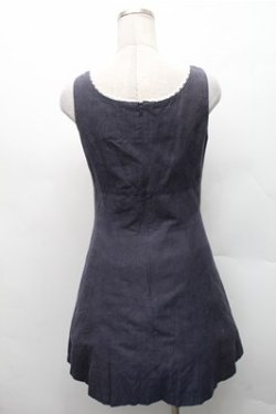 画像2: Emily Temple cute / 裾チュールノースリーブワンピース  紺 S-26-02-17-040-ET-OP-AS-ZS