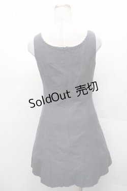 画像2: Emily Temple cute / 裾チュールノースリーブワンピース  紺 S-26-02-17-040-ET-OP-AS-ZS