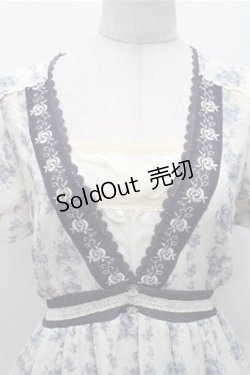 画像3: axes femme / ブーケストライプワンピース  オフｘ紺 S-26-02-17-041-AX-OP-AS-ZS