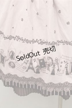 画像3: axes femme / 単色パネルパリ柄スカート  ピンク S-26-02-17-045-AX-SK-AS-ZS