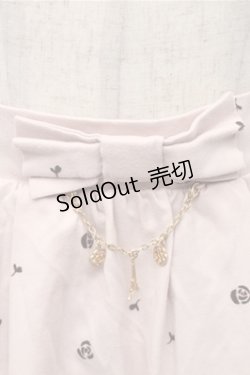 画像4: axes femme / 単色パネルパリ柄スカート  ピンク S-26-02-17-045-AX-SK-AS-ZS