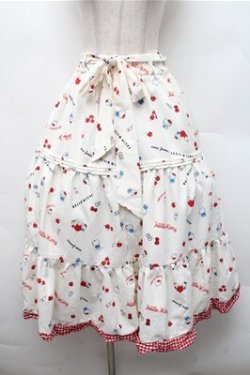 画像1: axes femme / ハローキティプリントスカート  オフ S-26-02-17-050-AX-SK-AS-ZS