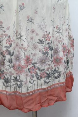 画像3: axes femme / アネモネ柄パイピングスカート  オフ S-26-02-17-051-AX-SK-AS-ZS