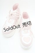 LOLITA / 厚底スニーカー M ピンクｘオフ S-26-02-17-007-LO-SH-HR-ZS