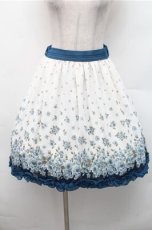 画像1: axes femme / メッセージ×花柄スカート  キナリ S-26-02-17-055-AX-SK-HR-ZS (1)