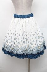 画像2: axes femme / メッセージ×花柄スカート  キナリ S-26-02-17-055-AX-SK-HR-ZS (2)