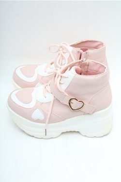 画像2: LOLITA / 厚底スニーカー M ピンクｘオフ S-26-02-17-007-LO-SH-HR-ZS