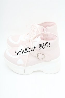 画像2: LOLITA / 厚底スニーカー M ピンクｘオフ S-26-02-17-007-LO-SH-HR-ZS