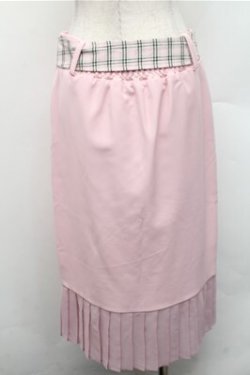 画像2: Swankiss / 裾チュールタイトスカート  ピンク S-26-02-17-057-CA-SK-AS-ZS