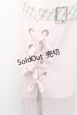 画像3: Swankiss / 裾チュールタイトスカート  ピンク S-26-02-17-057-CA-SK-AS-ZS