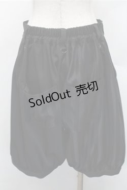 画像2: Deorart / ストライプ柄バルーンドロワーズパンツ  黒 S-26-02-17-059-PU-PA-AS-ZS