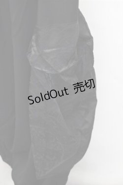 画像3: Deorart / 【Deorart 百奇夜行】ボックスパーツ・サルエルパンツ  黒 S-26-02-17-060-PU-PA-AS-ZS