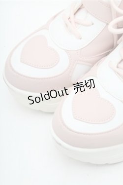 画像4: LOLITA / 厚底スニーカー M ピンクｘオフ S-26-02-17-007-LO-SH-HR-ZS