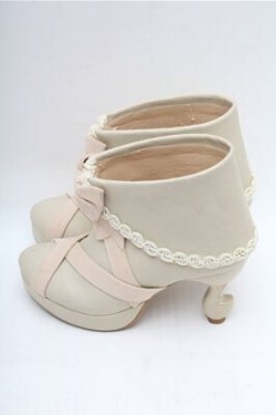 画像2: ALICE and the PIRATES / ガブリオールリボンブーツ M オフ S-26-02-17-008-PA-SH-AS-ZS