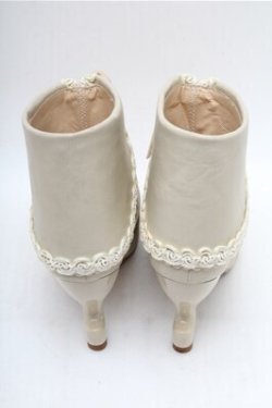 画像3: ALICE and the PIRATES / ガブリオールリボンブーツ M オフ S-26-02-17-008-PA-SH-AS-ZS