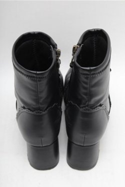 画像3: m petit by misako / リボンショートブーツ LL 黒 S-26-02-17-009-0-ZA-AS-ZS