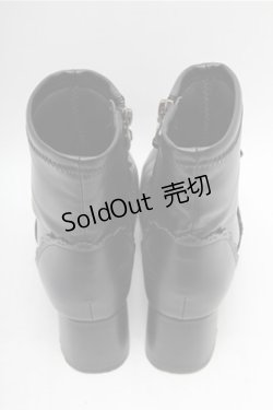 画像3: m petit by misako / リボンショートブーツ LL 黒 S-26-02-17-009-0-ZA-AS-ZS