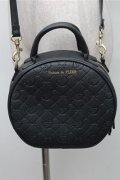 Maison de FLEUR / モノグラムハットケース型バッグ  黒 S-26-02-17-010-LO-BG-HR-ZS