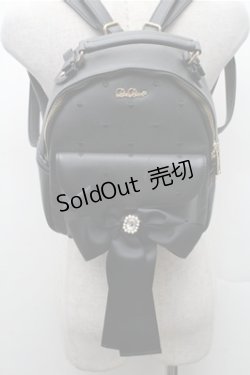 画像1: LIZ LISA / ロングリボンリュック  黒 S-26-02-17-011-LO-BG-HR-ZS