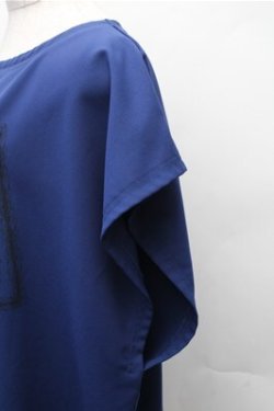 画像4: Deorart / 裾絞り ルーズ ノースリーブ タンクトップ  青 S-26-02-17-014-PU-TO-AS-ZS