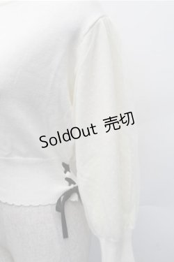 画像3: axes femme POETIQUE / /チュール袖プルオーバー  キナリ S-26-02-17-020-AX-TO-HR-ZS