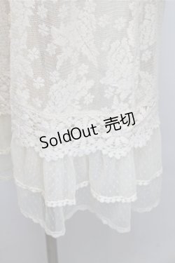 画像4: axes femme / 総レースロングカーディガン  オフ S-26-02-17-021-AX-TO-AS-ZS