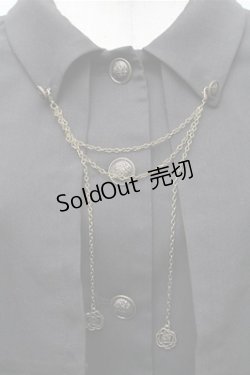 画像3: axes femme / チェーン付ケープジャケット  黒 S-26-02-17-023-AX-TO-AS-ZS