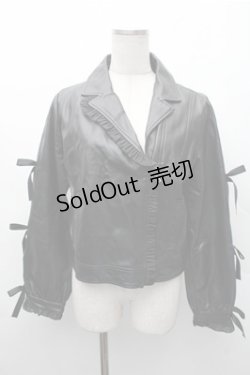 画像1: Rojita / PUレザージャケット  黒 S-26-02-17-024-LO-TO-AS-ZS