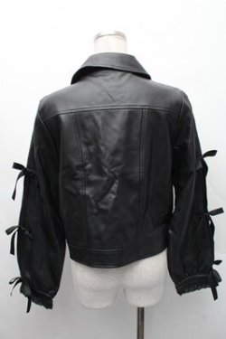 画像2: Rojita / PUレザージャケット  黒 S-26-02-17-024-LO-TO-AS-ZS