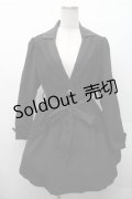 axes femme / レース重ねクラシックコート  黒 S-26-02-17-027-AX-CO-AS-ZS