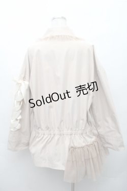 画像2: Swankiss / リボンチュールジャケット  オフ S-26-02-17-028-CA-JA-AS-ZS