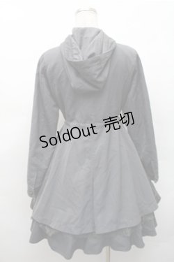 画像2: axes femme / レースギャザーフリルコート  グレー S-26-02-17-030-AX-CO-AS-ZS