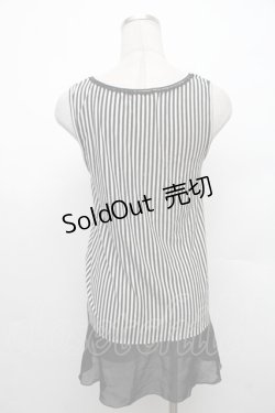 画像2: axes femme / ストライプチュニアンサンブル  黒ｘ白 S-26-02-18-031-AX-OP-HR-ZS